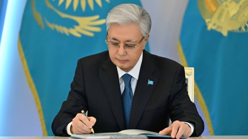 The Head of State Signs Constitutional Law on the City of Alatau